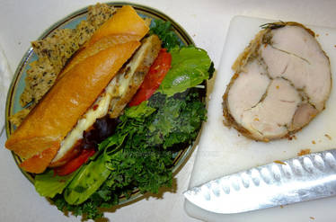 Porchetta Style Roast Turkey Breast Sandwich