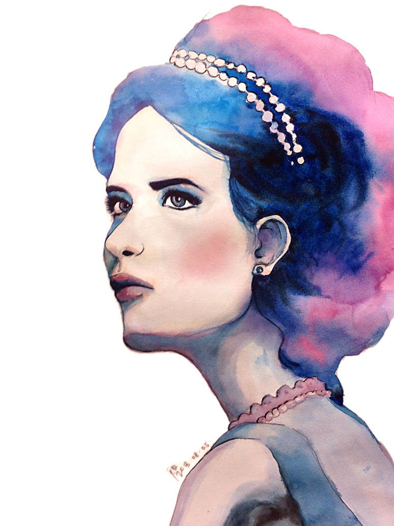 Watercolor Portrait 050813 by young920 Watercolor Portrait 050813 by young920