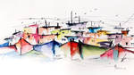 fishing village by young920