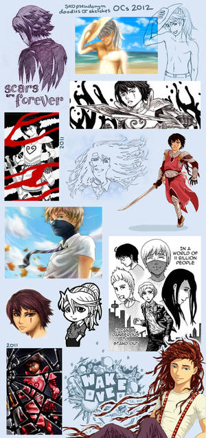 Sketchdump: Original Characters 2012