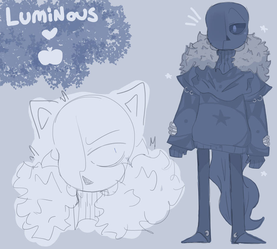 LUMINOUS Offical character sheet REDRAW by TsukiPook1e on DeviantArt