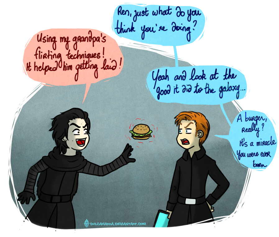 Kylux : flirt like grandpa