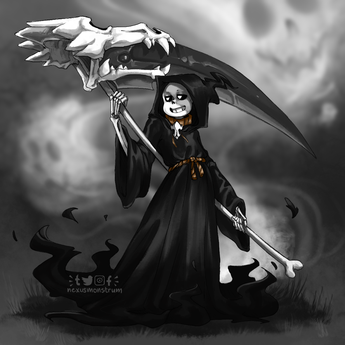 Reaper Sans, Undertale Au | Pin