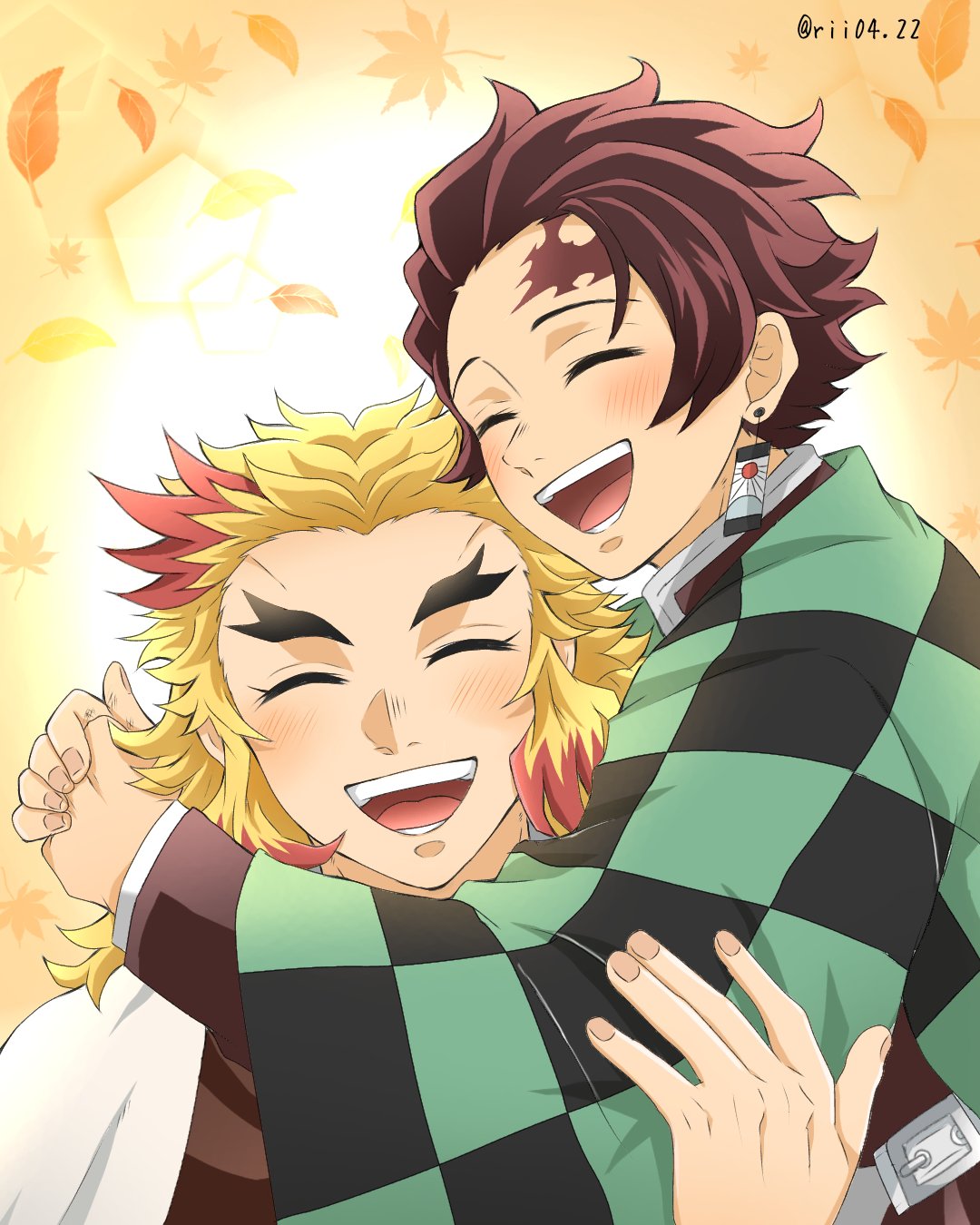 Tanjiro Kamado Y Rengoku Kyojuro. by Renacars on DeviantArt