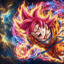 Wallpaper (Goku: Super Saiyan God Aura)