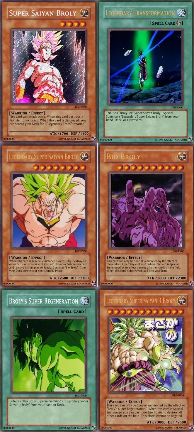 Broly Cards : Yu-Gi-Oh