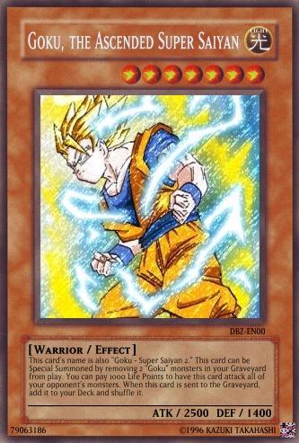 SSJ2 Goku Yugioh Card by HulktySSJ2 on DeviantArt SSJ2 Goku Yugioh Card by HulktySSJ2 on DeviantArt