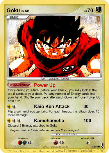 goku pokemon cards Pikachu custom holo card Dragon Ball Super CG Previews