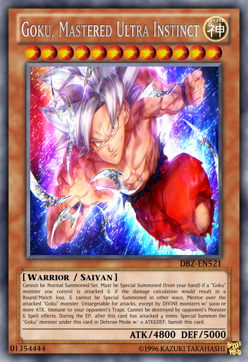 Goku MUI - DragonBall/YuGiOh Crossover