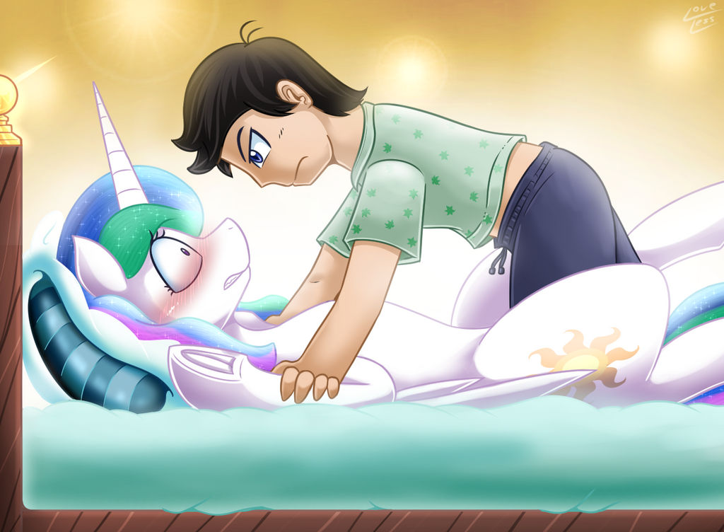Princess Celestia Is In Your Bed