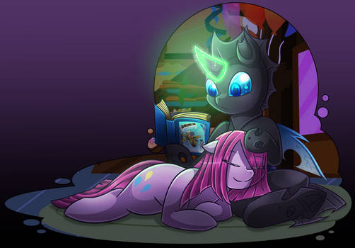 [Changeling Book Side Art] Pinkamena Spin-Off