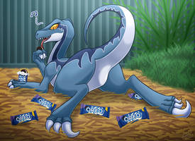 Velociraptor Blue