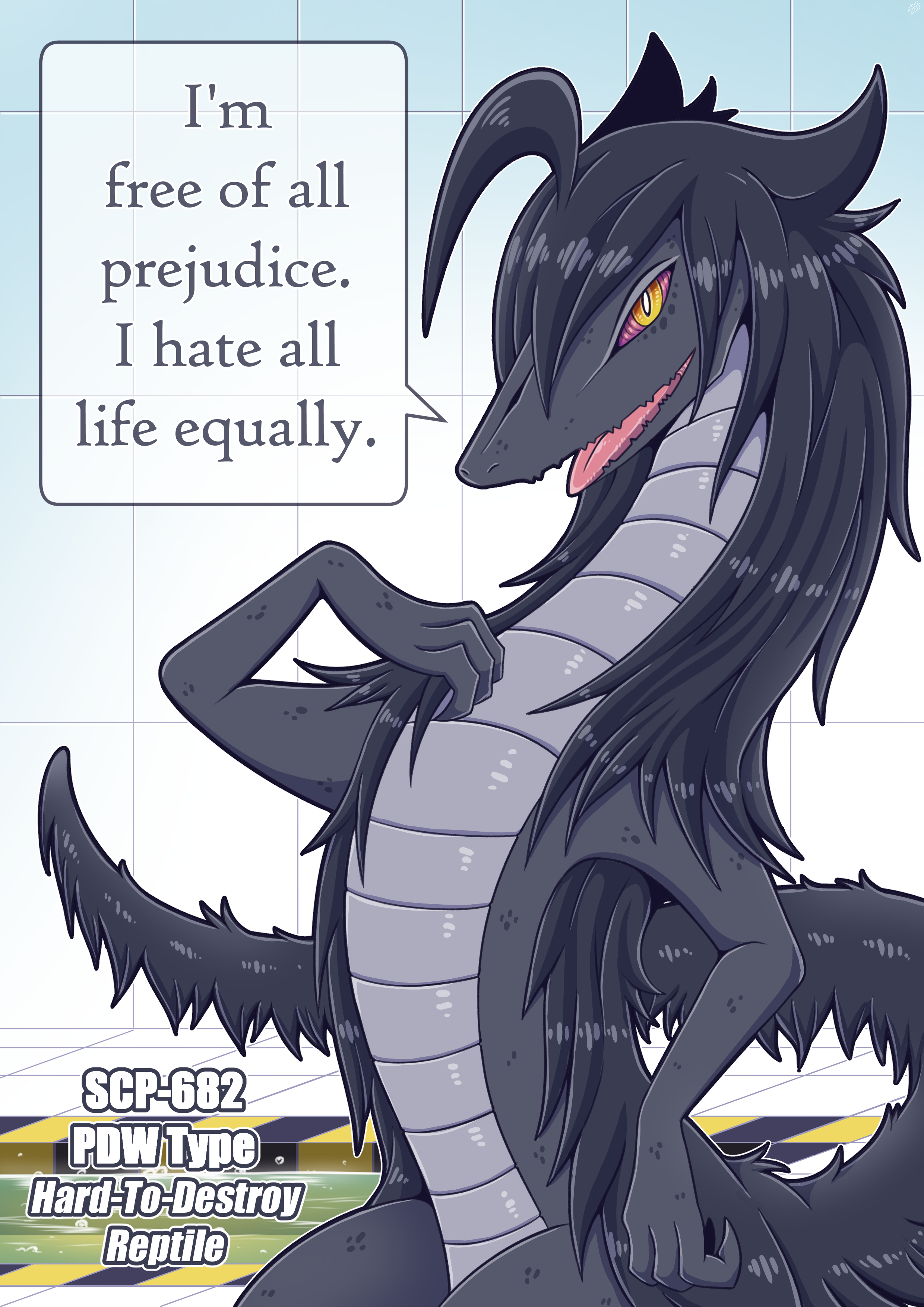 scp-682, lizard, SCP-666-J / (Comic) Passive Death Wish 22 - pixiv