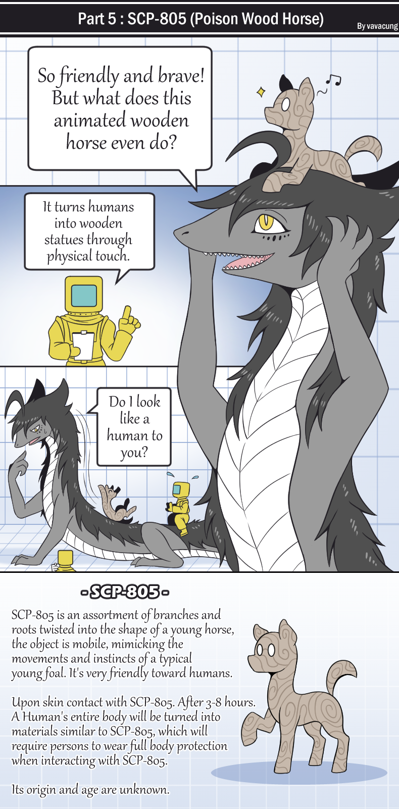 scp-682, lizard, SCP-666-J / (Comic) Passive Death Wish 22 - pixiv