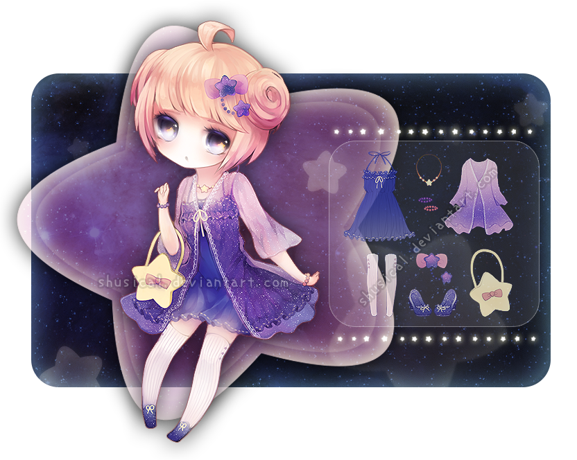 ADOPTABLE: Twinkle Star Girl [Auction: CLOSED]