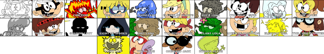 All Loud Star roster by SMBros on DeviantArt