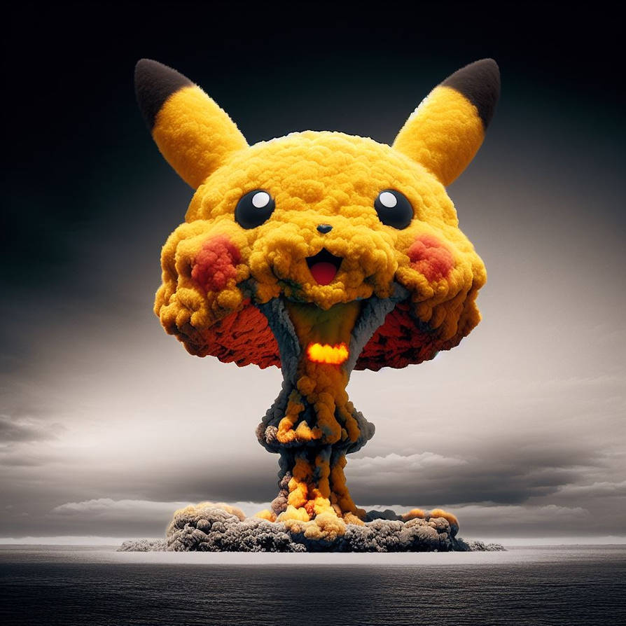 Pikachu as a nuclear explosion by Odviously on DeviantArt