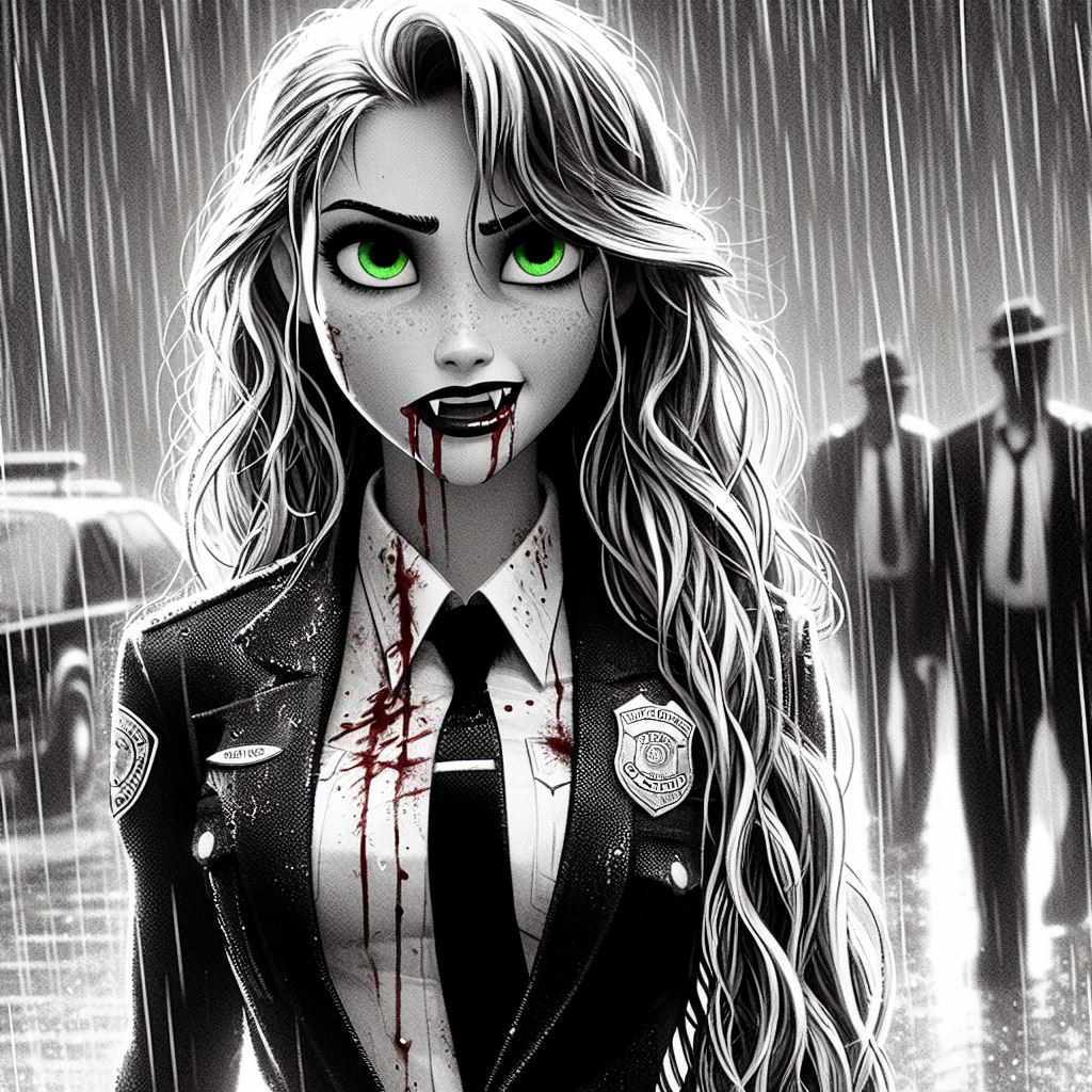 Rapunzel as a Vampire Cop - Disney Tangled #001 by Odviously on DeviantArt