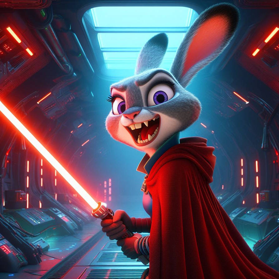 Judy Hopps Sith Rabbit - Zootopia Disney Star Wars by Odviously on ...