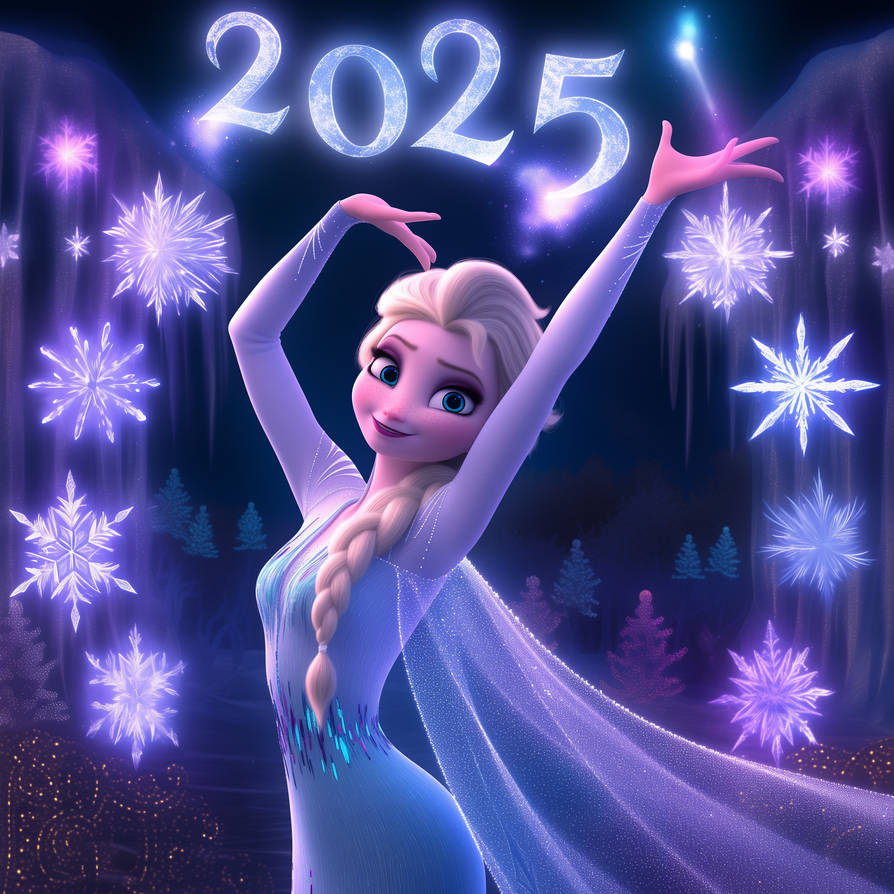 Elsa Ramon Happy Elsa - Happy New Year 2025 - Disney Frozen by Odviously on DeviantArt