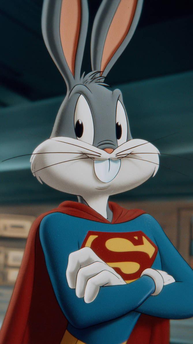 Superman Rabbit of Steel - Looney Tunes Bugs Bunny by Odviously on ...