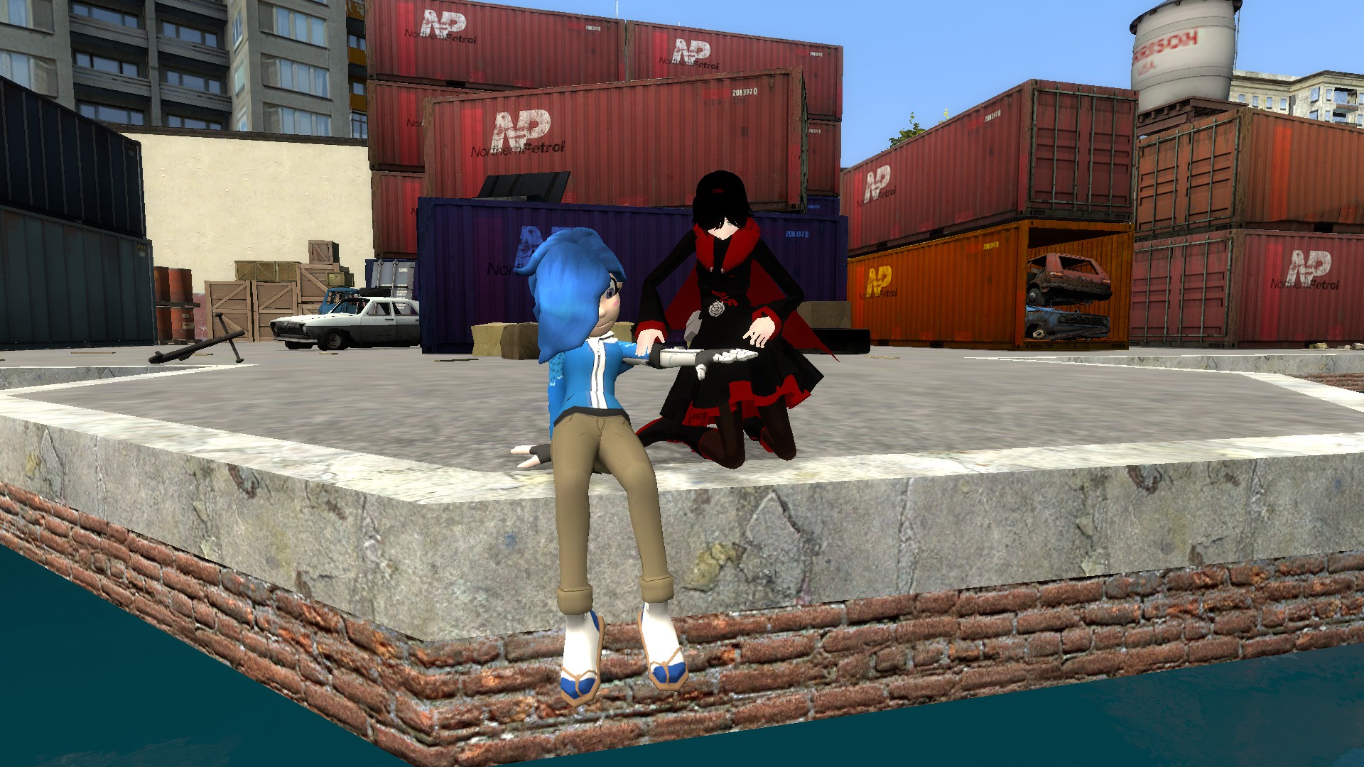 Ruby meets Tari by Guardianbonkotsu on DeviantArt