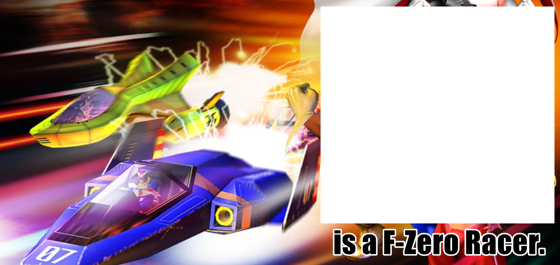 Character is a F-Zero Racer Template by Mask-of-Vice on DeviantArt