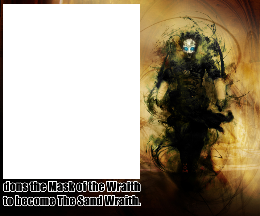 Character dons the Mask of the Wraith Template by Mask-of-Vice on ...