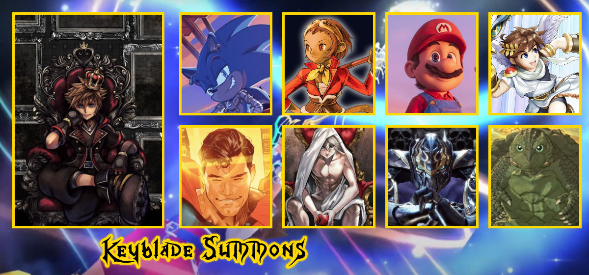 Vice-Verse Sora's Keyblade Summons Parts 1 and 2 by Mask-of-Vice on
