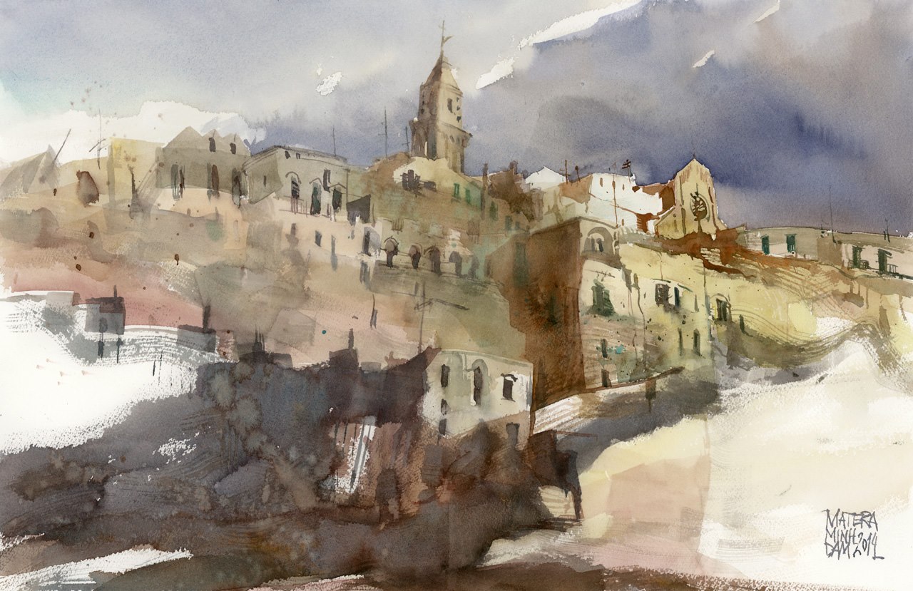 Matera, 38x56cm by NiceMinD