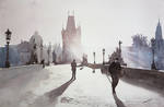 Charles Bridge, 38x56cm by NiceMinD