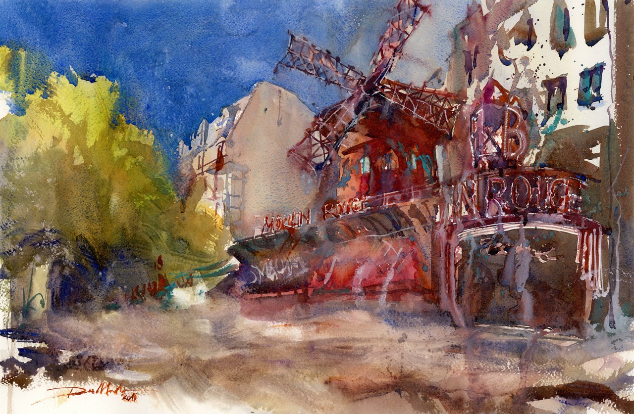 Moulin Rouge, 38x56cm