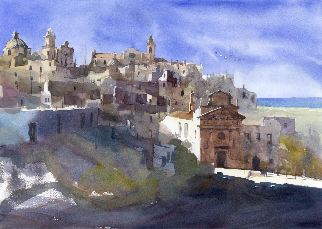 Ostuni Panorama, 51x71,5cm, 2015