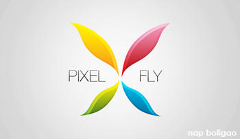 Pixel Fly Logo