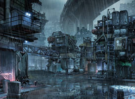 not too distant future slums