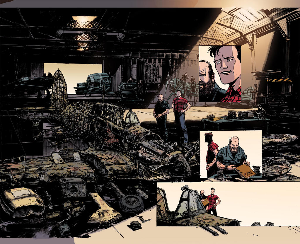 Johnny Red #1 Colors Pg 2/3