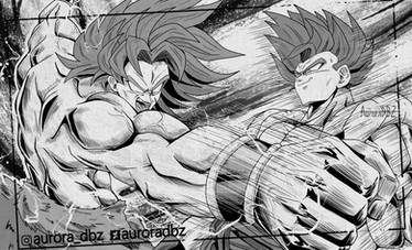 Gogeta ssj4 manga art icon by AuroraDBZ on DeviantArt