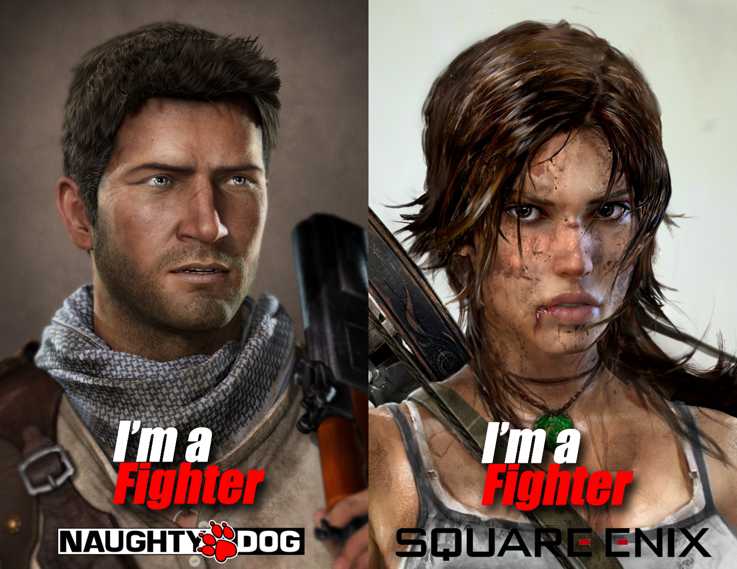 Nathan Drake And Lara Croft Are DOA Fighters