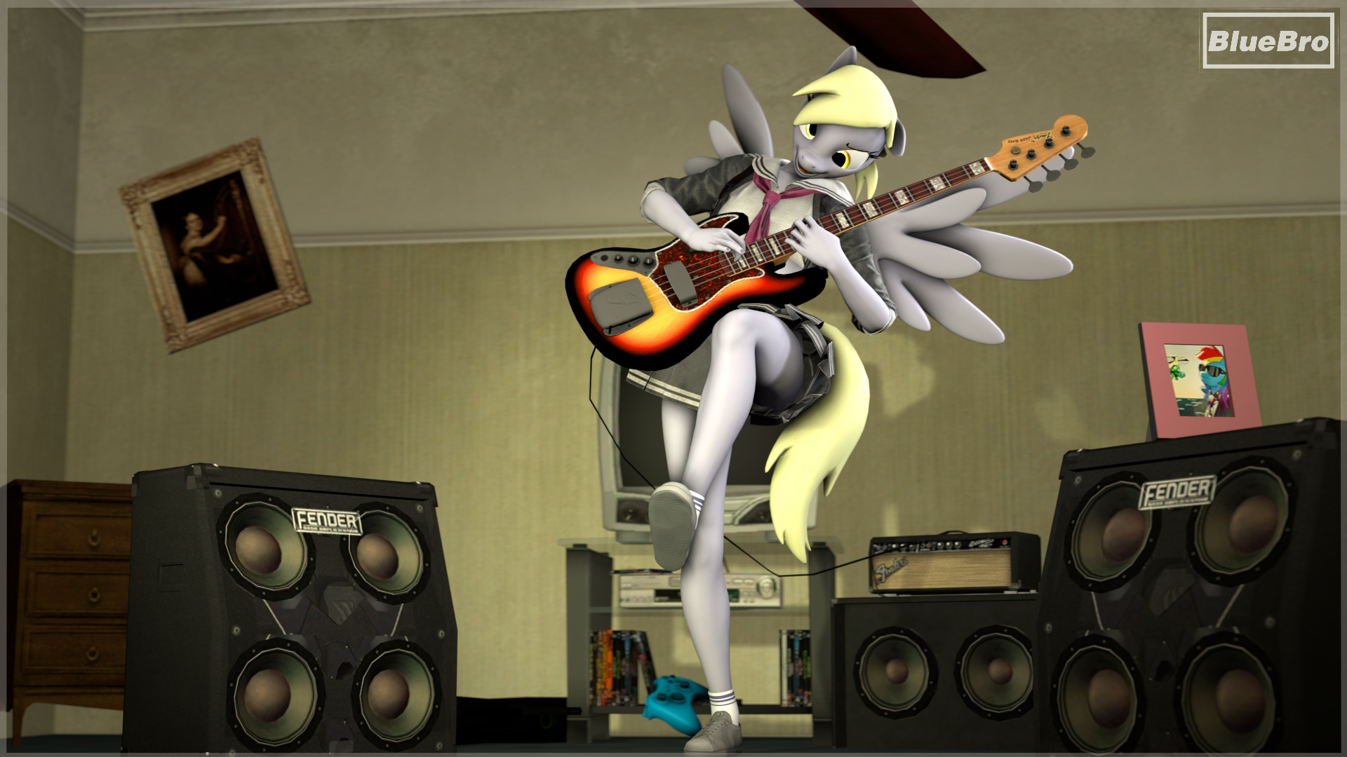 Derpy Ash Lead Guitarist Derpy by thatbluebro on DeviantArt