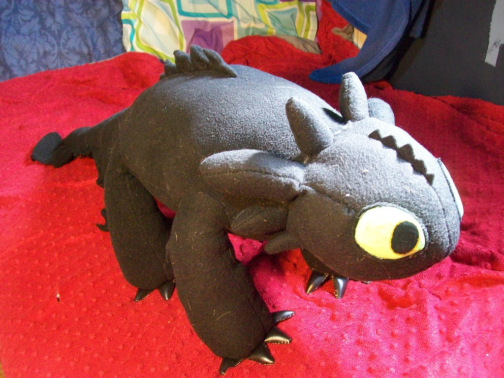 Toothless Plush WIP 2