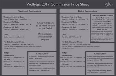 Wrong year! 2018 Com Price Sheet