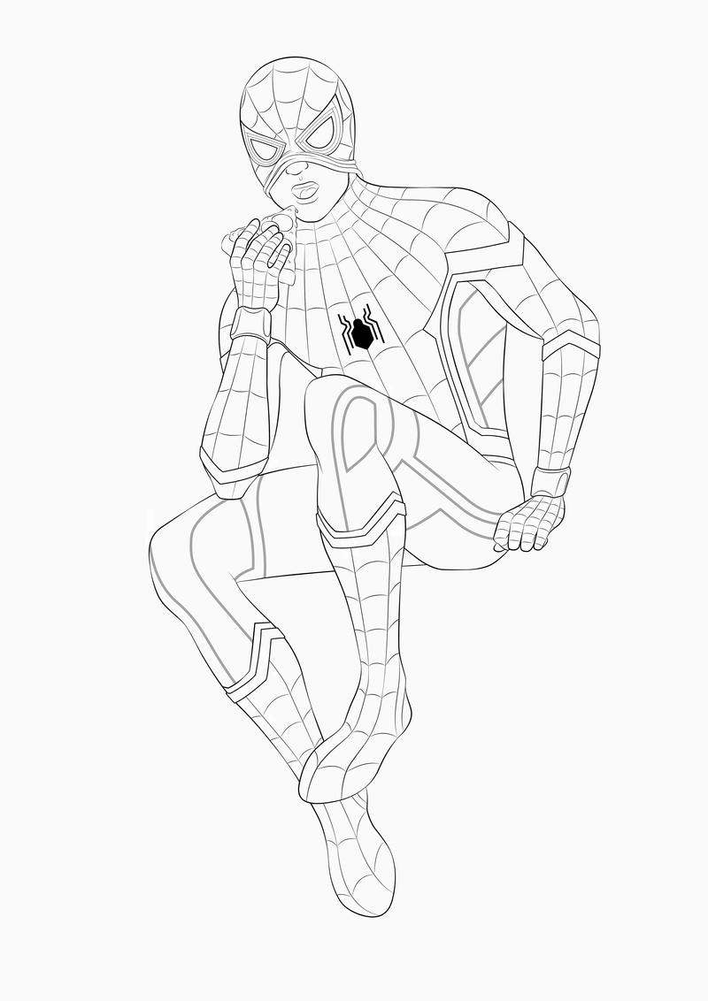 Spiderman Vector LineArt By OLI RUNAKO On DeviantArt spiderman-vector-lineart-by-oli-runako-on-deviantart