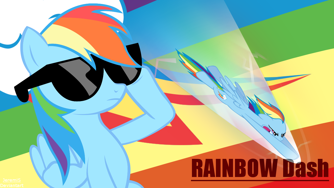 Rainbow Dash Wallpaper (With Sonic Rainboom)