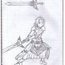 Claymore Original Sketch