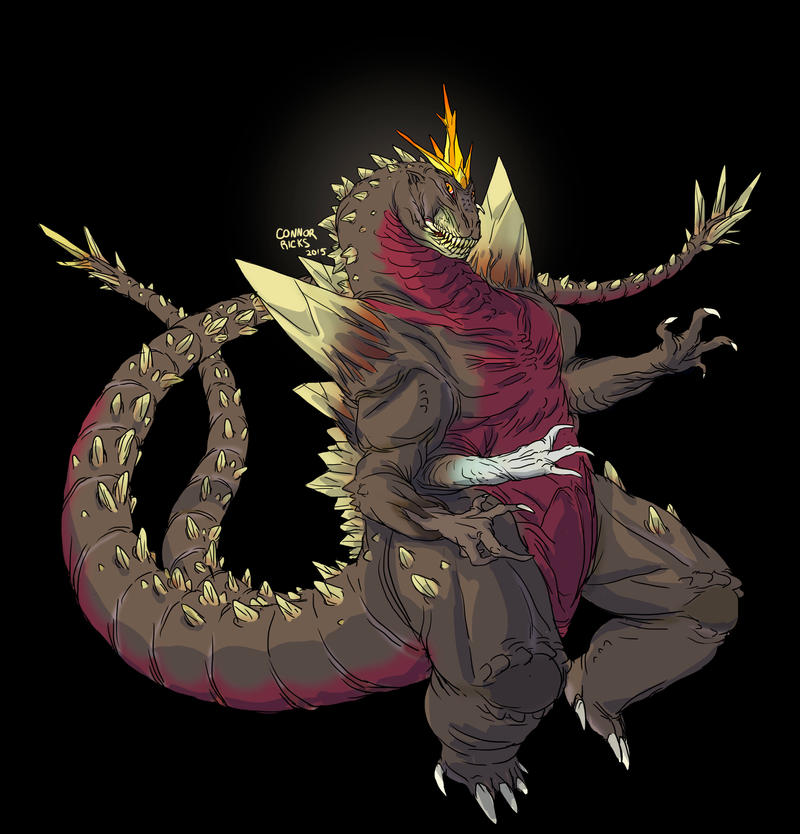 Shin Spacgodzilla A Space Godzilla (again) by Rixshaw on DeviantArt