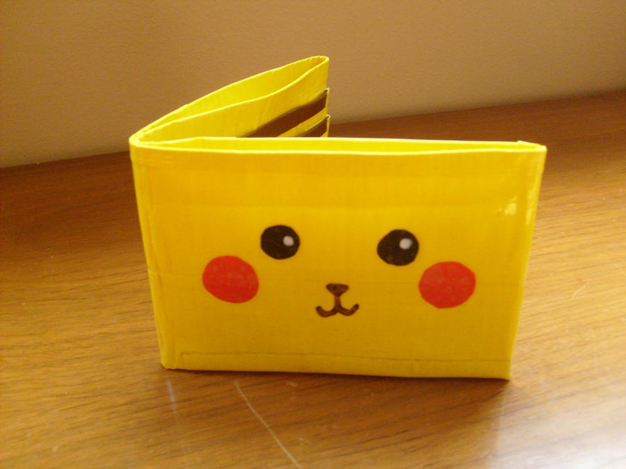 Pikachu Duct Tape Wallet