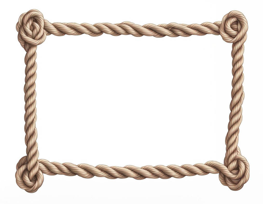Two overlapping blank nautical rope frames by blahminoes on DeviantArt
