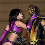 Mileena v/s Scorpion MK9