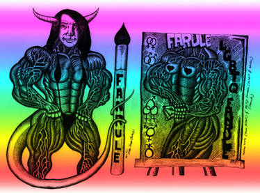 Ashley and Fanrule (rainbow version)