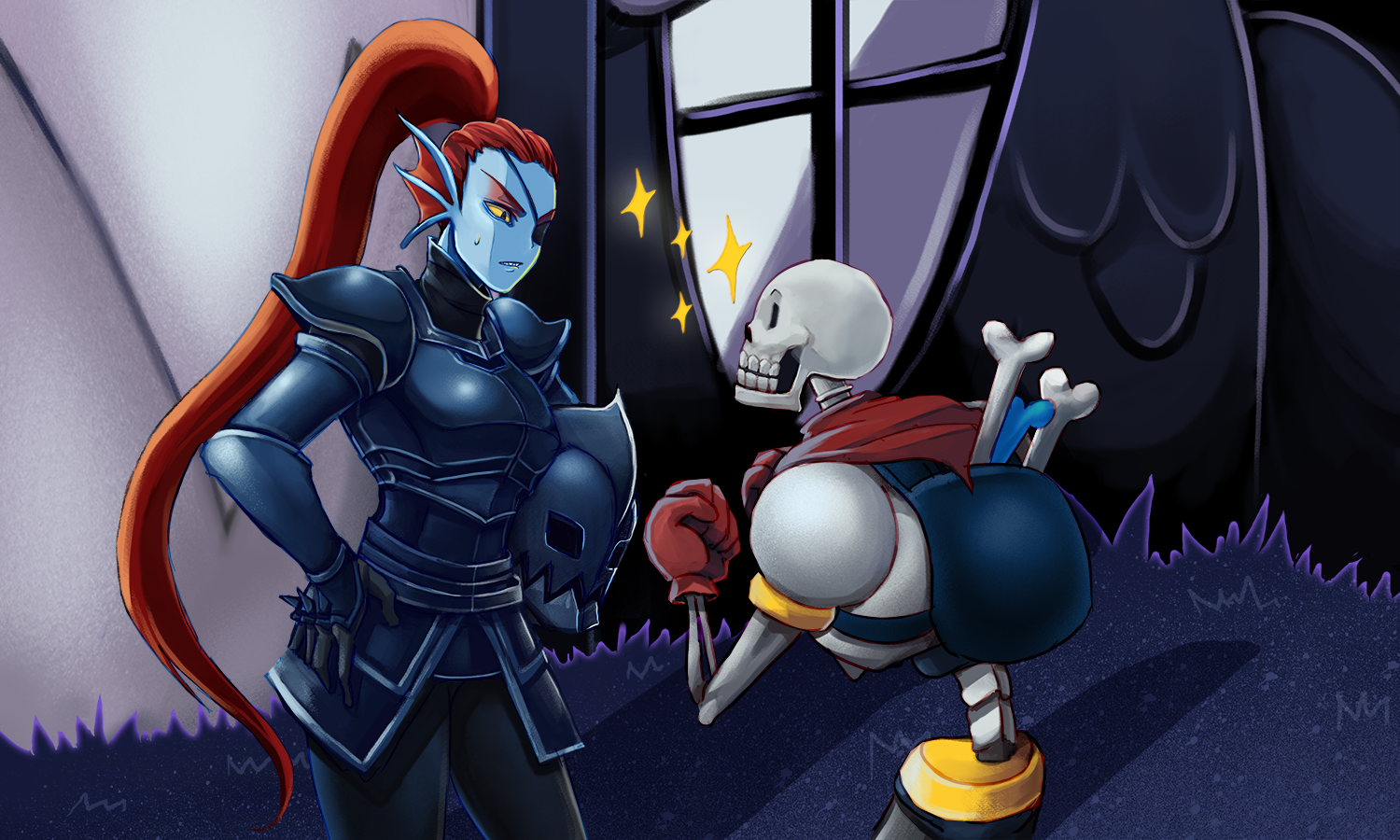 Undyne and Papyrus